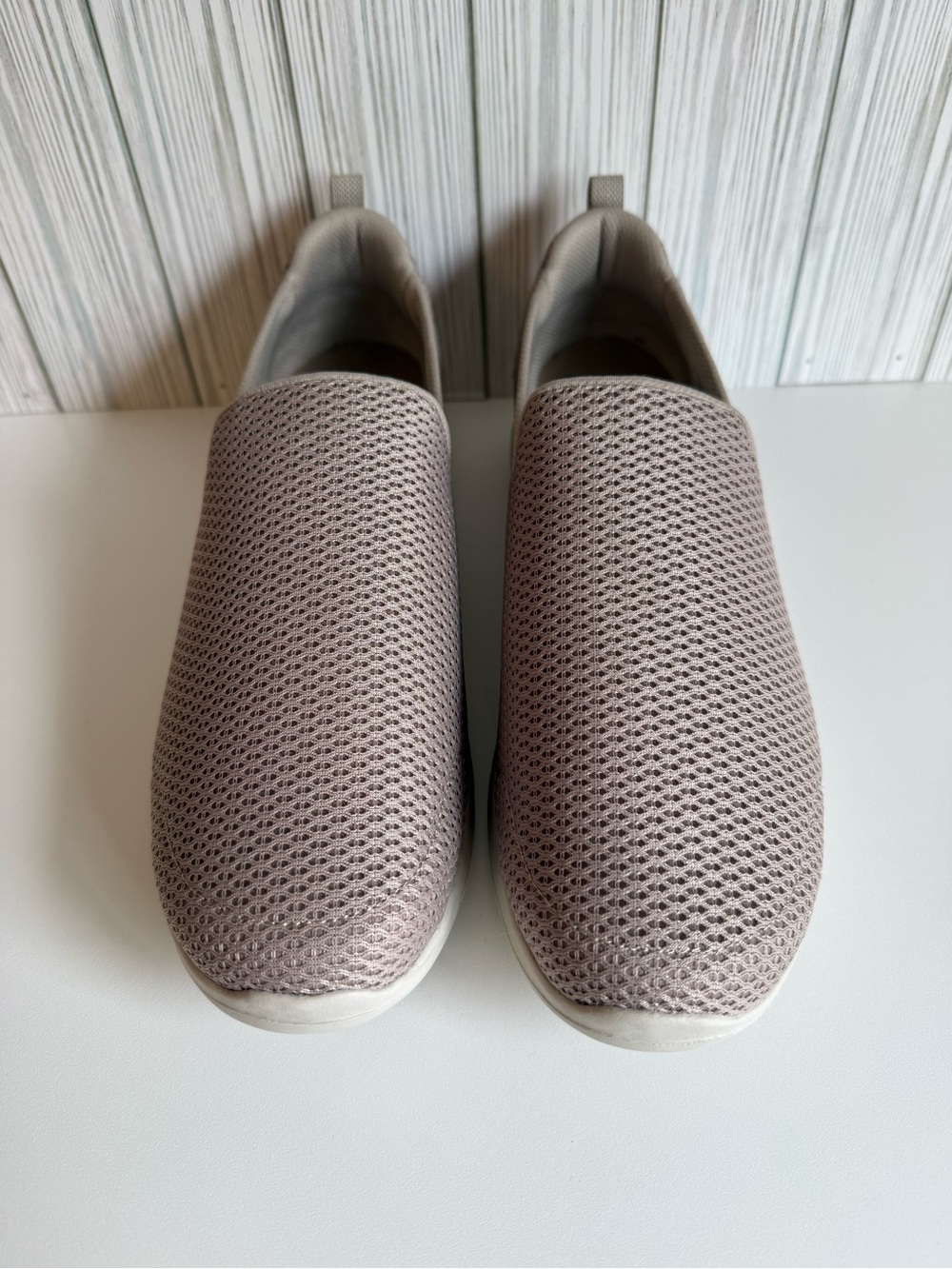 Skechers Women's Go Walk Joy Slip-On Sneakers in Taupe SZ 12N